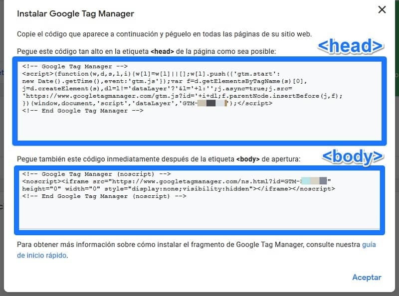 Instalar Google Tag Manager en PrestaShop